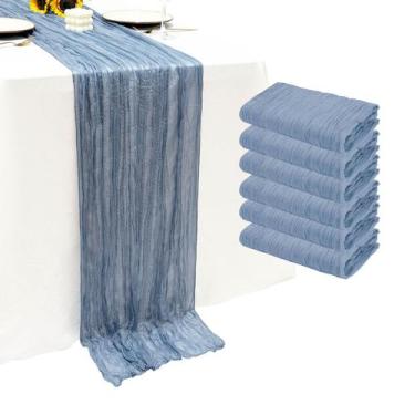 Imagem de Pacote com 6 Table Runner Seveups Dusty Blue 55x300 cm