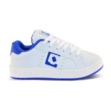 Imagem de Tênis Infantil Skatista QIX Combat Retrô Original, Masculino, 34, Bran