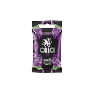 Imagem de Olla Uva Camisinha Preservativo com sabor - 3 Unidades
