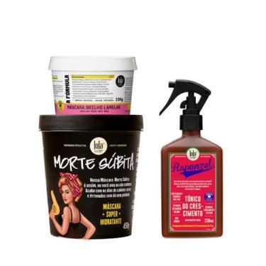 Imagem de Kit Lola A Fórmula Máscara 100ml + Morte Subita Máscara + Rapunzel Tôn