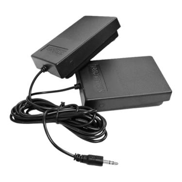 Imagem de Generic Pedal de bateria eletrônica preto de alto desempenho, acessório profissional para pianos digitais, treinamento de exercícios de bateria