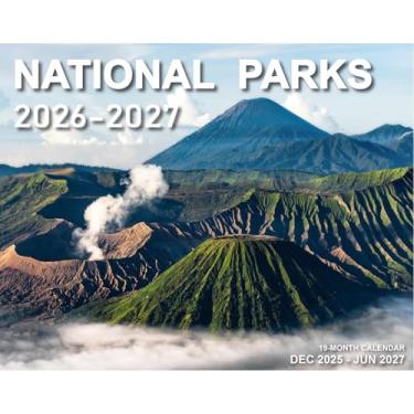 Imagem de Calendário 2025-2026 - Calendário de parede de novembro de 2025 a junho de 2027, 2025-2026 Calendário suspenso com marcação de feriado, papel premium para organização, 21 cm x 28 cm, Parque Nacional