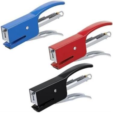 Imagem de Grampeador de Papel, Grampeador Profissional com Grampo de Aço, Estrutura Reforçada em Aço14*6(COM 1000grampos),2 unidade)