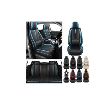 Imagem de YuCen Capas de assento de carro para Chevrolet Colorado 2015-2025 protetor de assento de couro respirável impermeável, compatível com airbag, fácil de instalar e limpar, interior automotivo durável (5