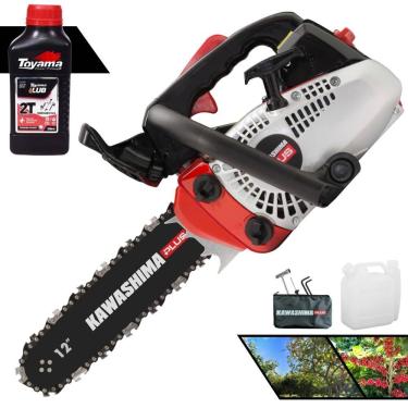 Imagem de Motosserra Profissional Kawashima Kcs 260-p à Gasolina 25,4cc Com Sabre 12 6600200 + Óleo Toyama Fg50