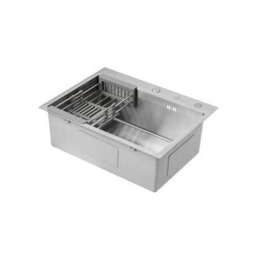 Imagem de Cuba Para Cozinha Gourmet Aço Inox 304 Truká 60x45 cm Pingoo.casa - Pr