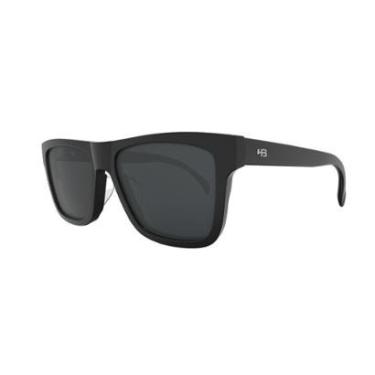 Imagem de Óculos de Sol HB T-Drop Matte Black Polarized Gray-Masculino