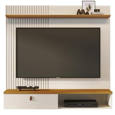 Imagem de Painel Suspenso Tv 55 Pol 1p 141 Cm Iris Cinamomo Off White Madetec Cinamomo Off White