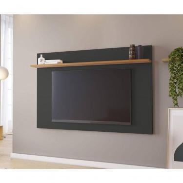 Imagem de Painel Para Tv Arkansas Preto Com Freijó - Moveisaqui