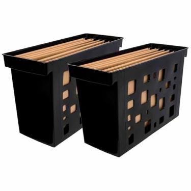 Imagem de 2 Caixa Arquivo Dello Com 6 Pasta Suspensa Kraft Documento