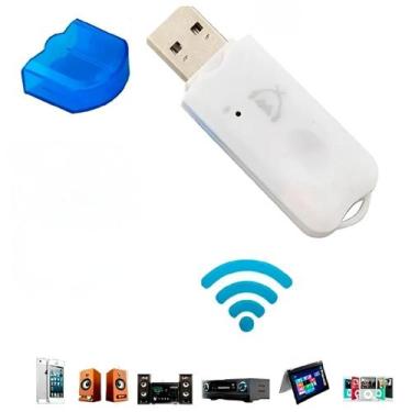 Imagem de Receptor Bluetooth de Áudio P2 USB  Adaptador para Som Automotivo e Ca
