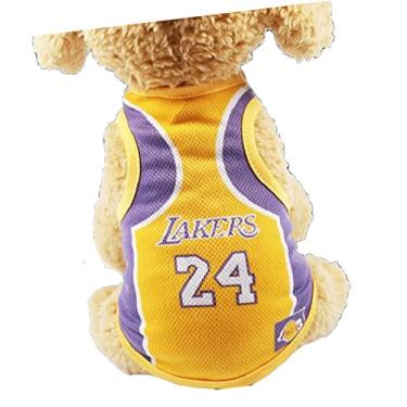 Imagem de Generic Colete de Verão para Cães, Processo Delicado de Bainha Com Trava, Camiseta Esportiva Casual e Confortável para Cães, Malha Respirável, Poliéster Fofo para Brincar para Filhotes (#5)