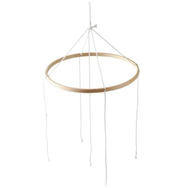 Imagem de Yunhgft Móbile Redondo com Sino de Berço para Meninos E Meninas, Feito à Mão, Estilo "faça Você Mesmo", Ideal Como Sino de Vento Ou Decoração para B, 23cm 4 Furos, Tamanho real