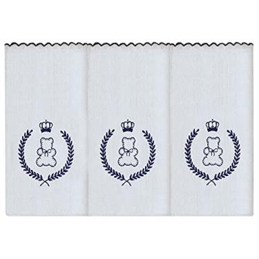 Imagem de Jogo Fralda de Ombro Borbada 100% Alg 03 Peças - Urso Imperial