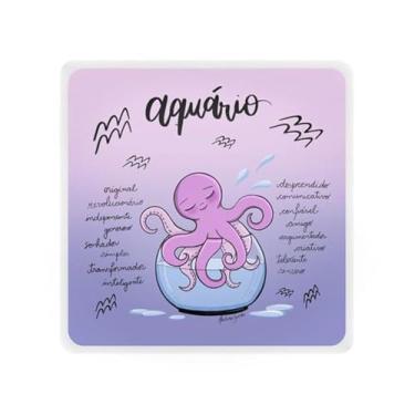 Imagem de Luminária Decorativa Mini Box do Signo de Aquário USB