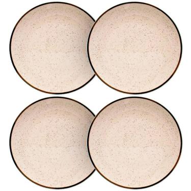 Imagem de Jogo de Pratos Raso de Porcelana Brisa 26cm 4 peças - Oxford