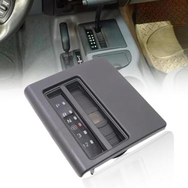 Imagem de Priprilod Capa de botão de câmbio para console de piso de transmissão automática compatível com Jeep Cherokee XJ 1997-2001 painel indicador de mudança de marchas acessórios de reparo peças 55115615