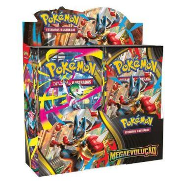 Imagem de Jogo Cartas Box Pokemon 36 Booster Mega Evolução Copag