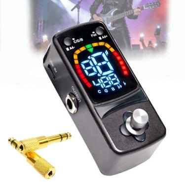 Imagem de Afinador De Guitarra, Pedal Afinador CromáTico Para Guitarra, Caixa De Metal, Para AfinaçõEs PadrãO E Alternativas Para Guitarra E Baixo