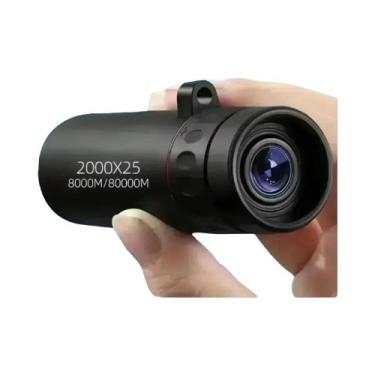 Imagem de Telescópio Monocular Mini HD Portátil Com Suporte Para Celular Para Ca