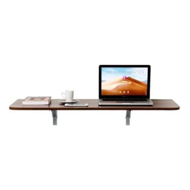 Imagem de Mesa de cozinha extensível para parede, tipo suspensa, tipo dobrável (Marrom)