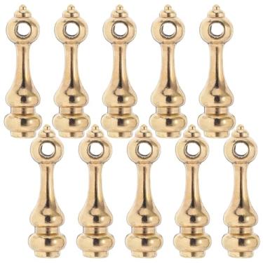 Imagem de MAGICLULU 10 peças de tampas de poste de corrimão de liga de zinco, conectores de metal de substituição para acessórios de ferragens de vedação de vidro para armário de vinho