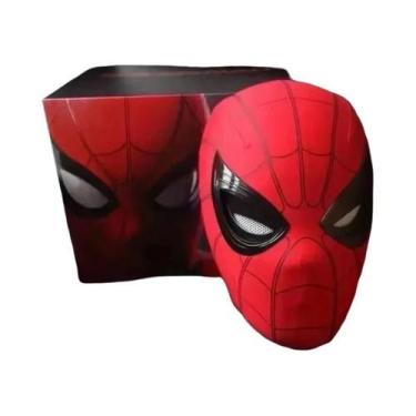Imagem de Máscara Do Homem-Aranha Com Olhos Móveis Equipamento Eletrônico Máscar