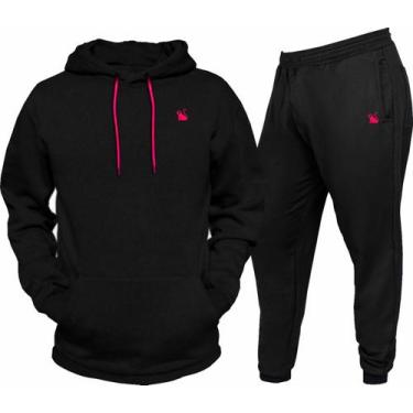 Imagem de Conjunto de Moletom Flanelado Inverno Blusa E Calça Masculina - Opice,