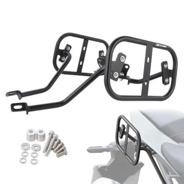 Imagem de Xitomer Adequado para CB1000 Hornet/SP 2024 2025 Pannier Racks de suporte para alforje, suporte lateral, bagageiro macio para motocicleta (moldura redonda)