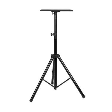 Imagem de Suporte para projetor, tripé telescópico, suporte de chão, dobrável, portátil, universal, prateleira para projetor