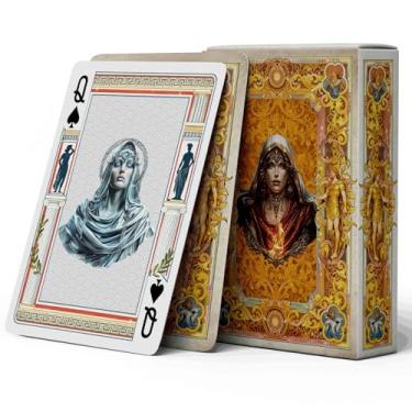 Imagem de Epic Mythology Element Style Playing Cards, 54 Different Illustrations, Ultra-HD Patterns, Dual-Sided Non-Slip Texture Design
