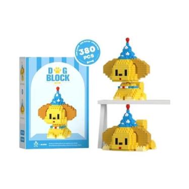 Imagem de Blocos De Montar Mini Cachorrinho Fofos, Brinquedo Educacional De Micr