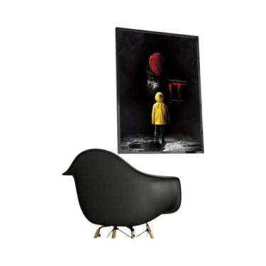 Imagem de Pôster Vintage Do Filme De Terror Pennywise, Adesivo DIY Para Decoraçã