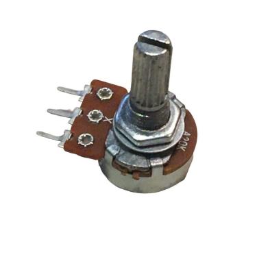 Imagem de Potenciômetro 20k A L20 Eixo Longo - Controle de Volume