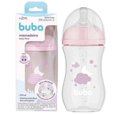 Imagem de Mamadeira Easy Flow Bico em Silicone Utrasoft Decorada Anticólica 120m