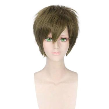 Imagem de Peruca de cosplay Tachibana Makoto de alta velocidade de anime sintéti