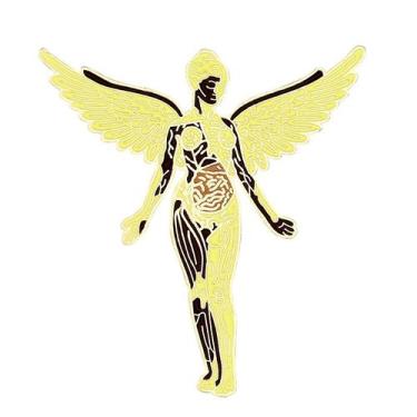 Imagem de Broche Pin Creative Angel Wing Abstract Freedom Goddess - Yiweisai