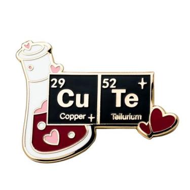 Imagem de Broche Pin Cute Chemistry Alloy Lapel Badge - Yiweisai