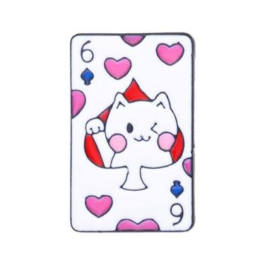 Imagem de Cartão de baralho criativo Brooch Pin Cat Cartoon Alloy Bl - yiweisai