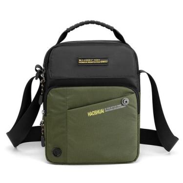 Imagem de Bolsa Messenger impermeável de nylon transversal para homens - Yiweisa