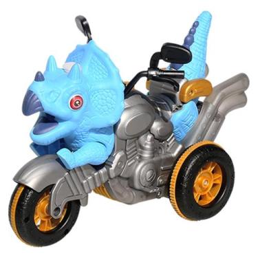 Imagem de Brinquedo de controle remoto de motocicleta Dinosaur para meninos com 