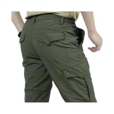 Imagem de Calça Cargo Tática Militar Masculina - À Prova D'Água e Resistente ao 