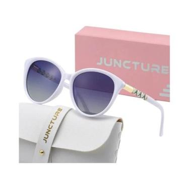 Imagem de Óculos De Sol Femininos Polarizados Estilo Gatinho Pretos Para Festas 