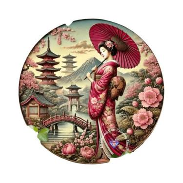 Imagem de Kit De Pintura Diamante Estilo Antigo Mulher Com Guarda-Chuva 5D DIY B