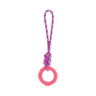 Imagem de Brinquedos De Corda De Nylon Coloridos Para Cães, Resistentes a Mordid