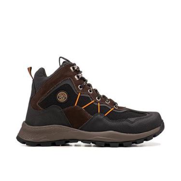 Imagem de Bota Attack Coturno Masculino Classico Couro Legitimo Confortavel cor 