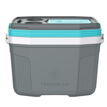 Imagem de Caixa Térmica 20L SUV Termolar Cinza Plus e Verde Litoral