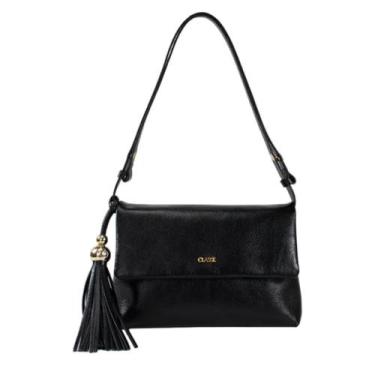 Imagem de Bolsa tiracolo classe couro, Preto, UN