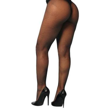 Imagem de Meia Calça Arrastão Trama Extremamente Pequena Linda E Ousada Tamanho 