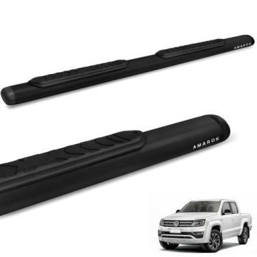 Imagem de Estribo Lateral Amarok CD 2010 a 2021 Oblongo Oval Preto - Track